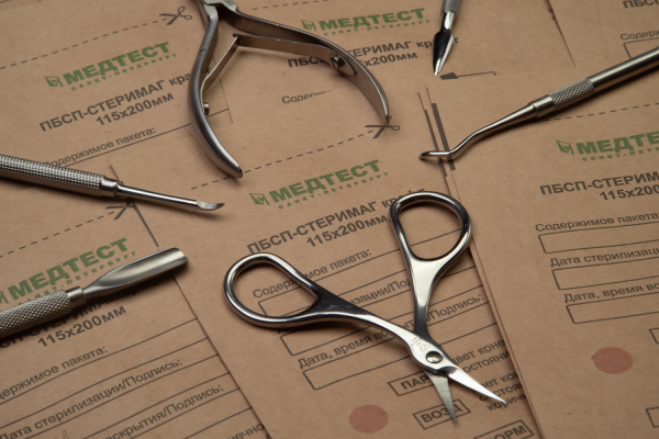 Сертификация пакетов для стерилизации инструментов