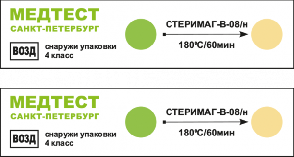 Химические индикаторы стерилизации СТЕРИМАГ-В-08-н (ИКВС-Медтест)